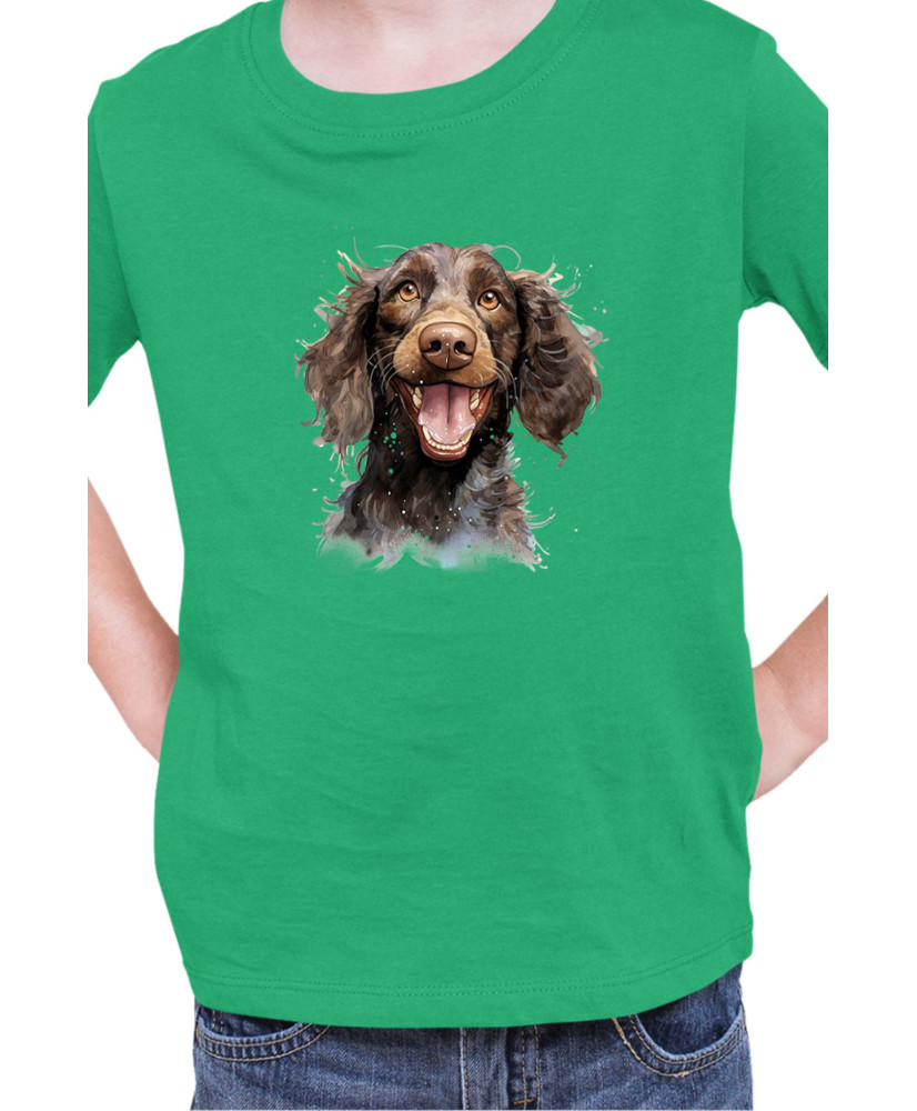 Детска Тениска Funny Dogs Breeds American Water Spaniel 01