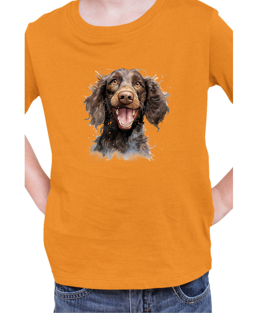 Детска Тениска Funny Dogs Breeds American Water Spaniel 01