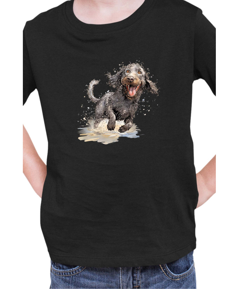 Детска Тениска Funny Dogs Breeds American Water Spaniel 02
