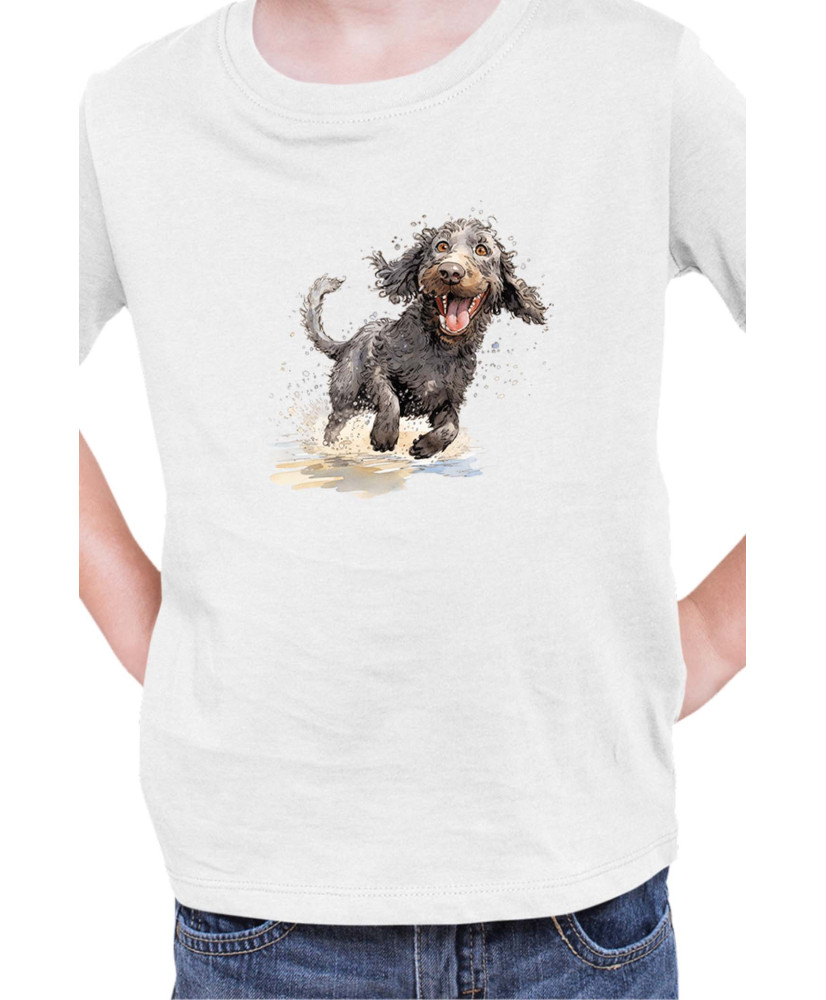 Детска Тениска Funny Dogs Breeds American Water Spaniel 02