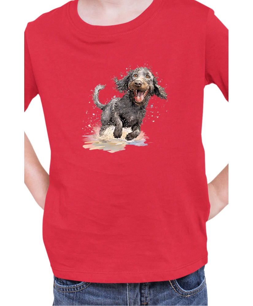 Детска Тениска Funny Dogs Breeds American Water Spaniel 02
