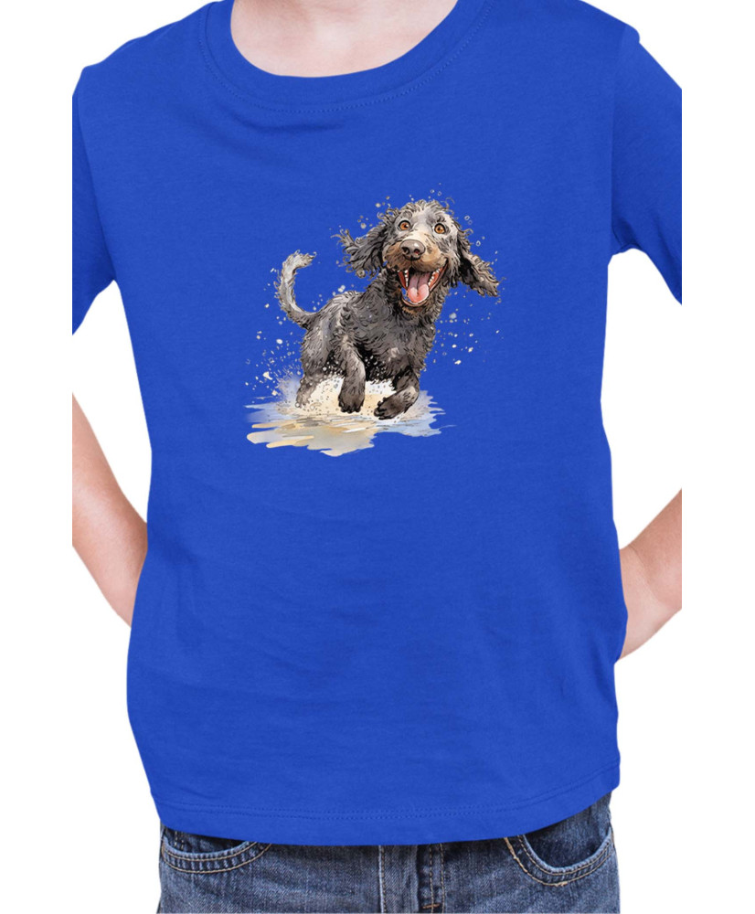 Детска Тениска Funny Dogs Breeds American Water Spaniel 02