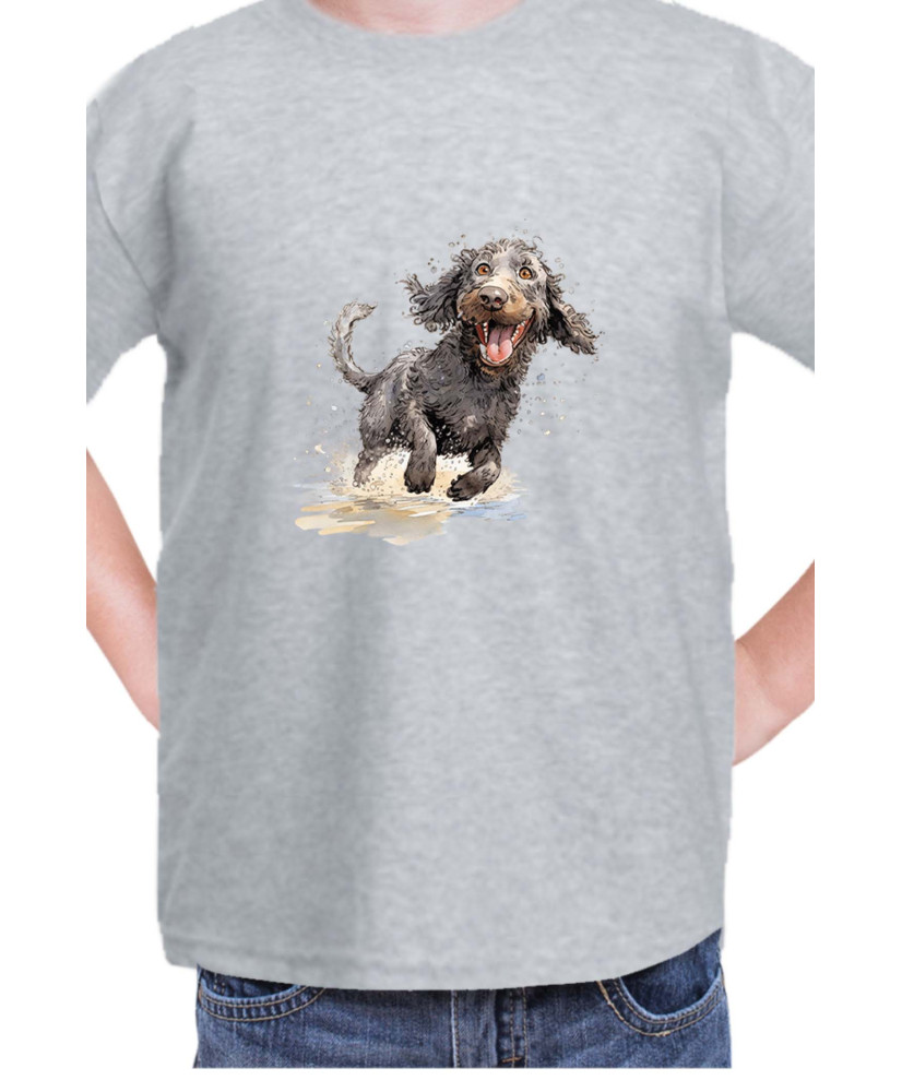 Детска Тениска Funny Dogs Breeds American Water Spaniel 02