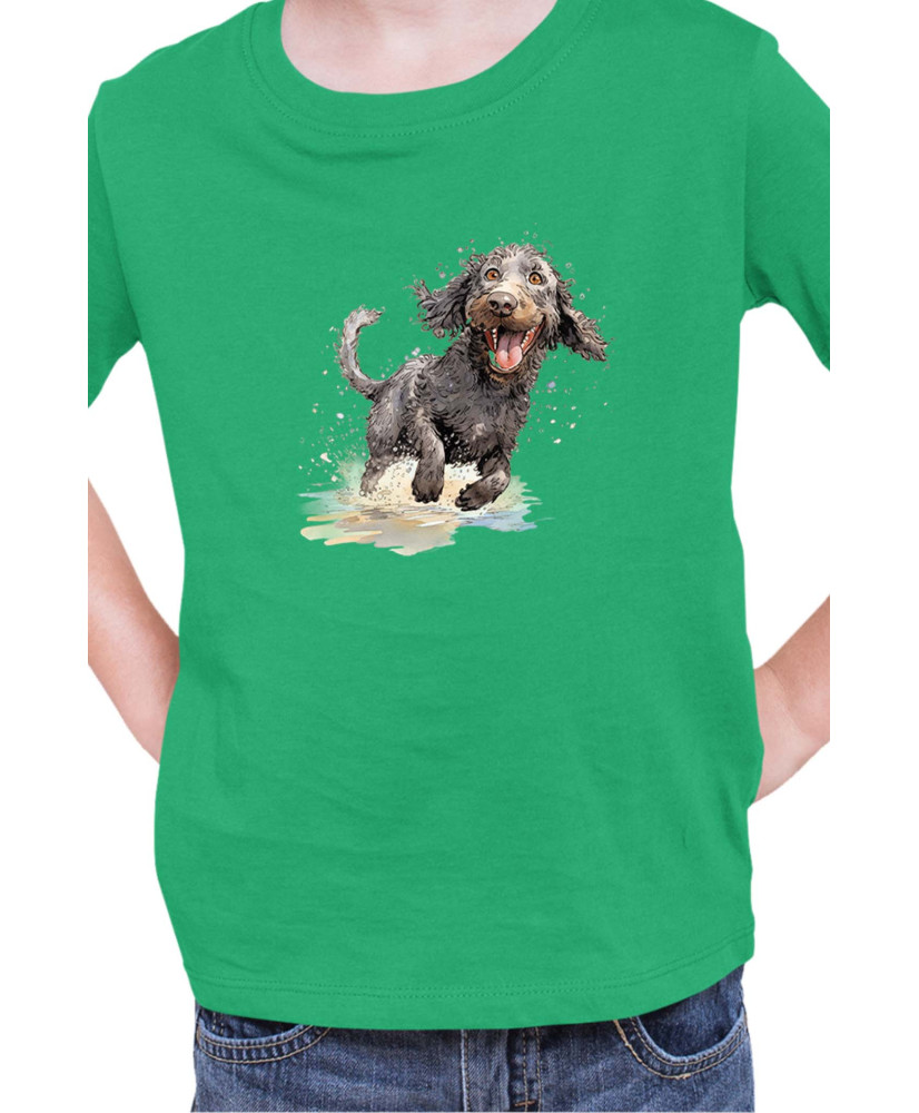Детска Тениска Funny Dogs Breeds American Water Spaniel 02