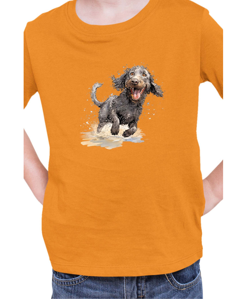 Детска Тениска Funny Dogs Breeds American Water Spaniel 02
