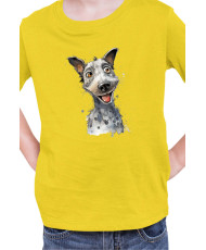 Детска Тениска Funny Dogs Breeds Australian Cattle Dog