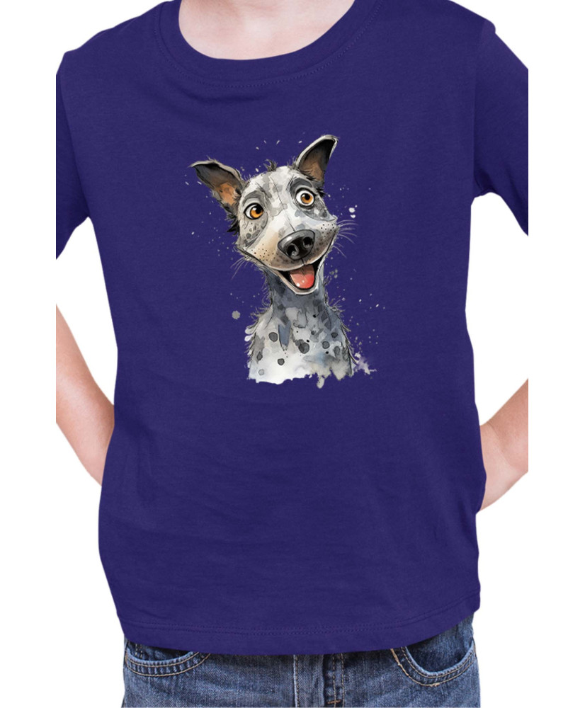 Детска Тениска Funny Dogs Breeds Australian Cattle Dog