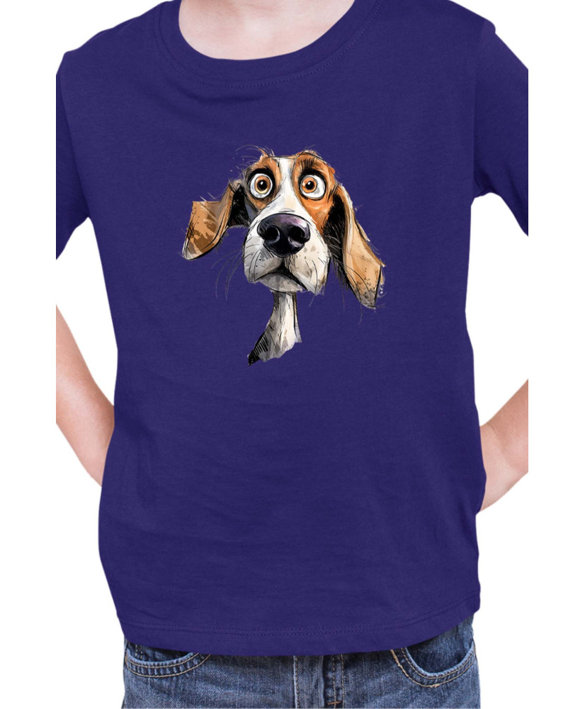 Детска Тениска Funny Dogs Breeds Beagle 02