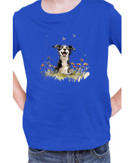 Детска Тениска Funny Dogs Breeds Border Collie 01