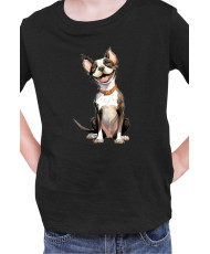 Детска Тениска Funny Dogs Breeds Boston Terrier 02
