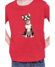 Детска Тениска Funny Dogs Breeds Boston Terrier 02