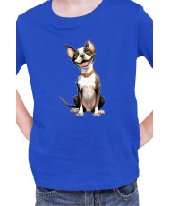 Детска Тениска Funny Dogs Breeds Boston Terrier 02