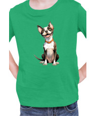 Детска Тениска Funny Dogs Breeds Boston Terrier 02