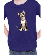 Детска Тениска Funny Dogs Breeds Boston Terrier 02