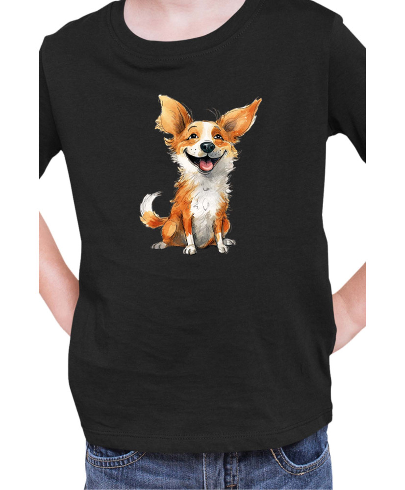 Детска Тениска Funny Dogs Breeds Corgi