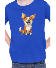 Детска Тениска Funny Dogs Breeds Corgi