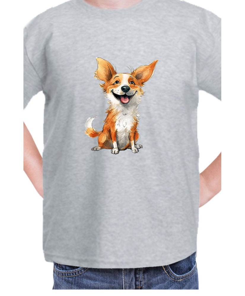 Детска Тениска Funny Dogs Breeds Corgi