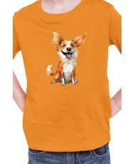 Детска Тениска Funny Dogs Breeds Corgi