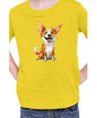 Детска Тениска Funny Dogs Breeds Corgi