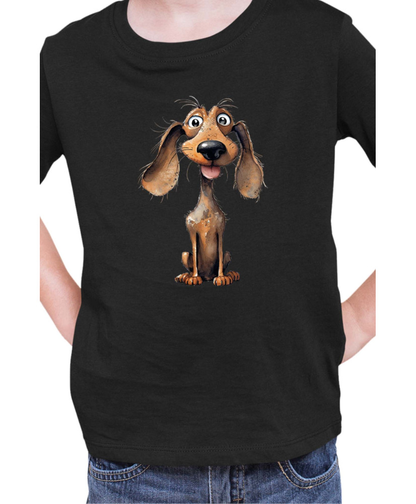Детска Тениска Funny Dogs Breeds Dachshund 01