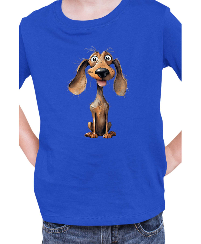 Детска Тениска Funny Dogs Breeds Dachshund 01