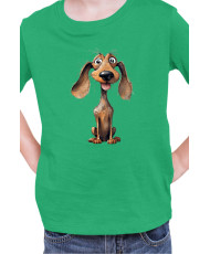 Детска Тениска Funny Dogs Breeds Dachshund 01