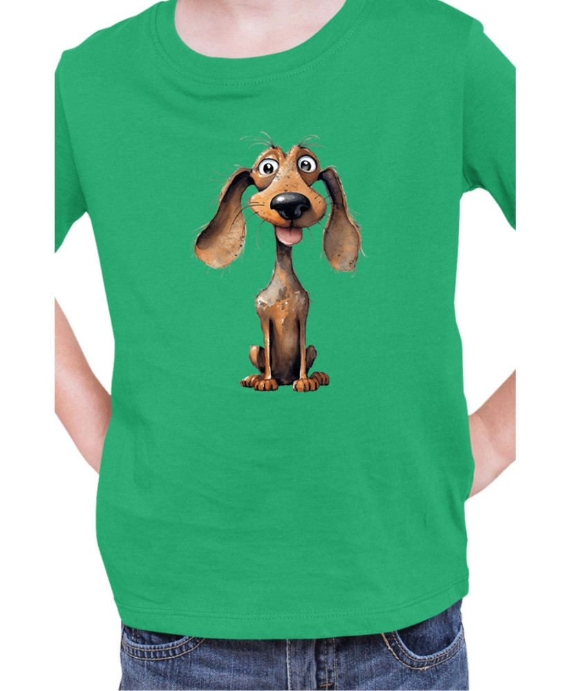 Детска Тениска Funny Dogs Breeds Dachshund 01