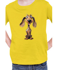 Детска Тениска Funny Dogs Breeds Dachshund 01