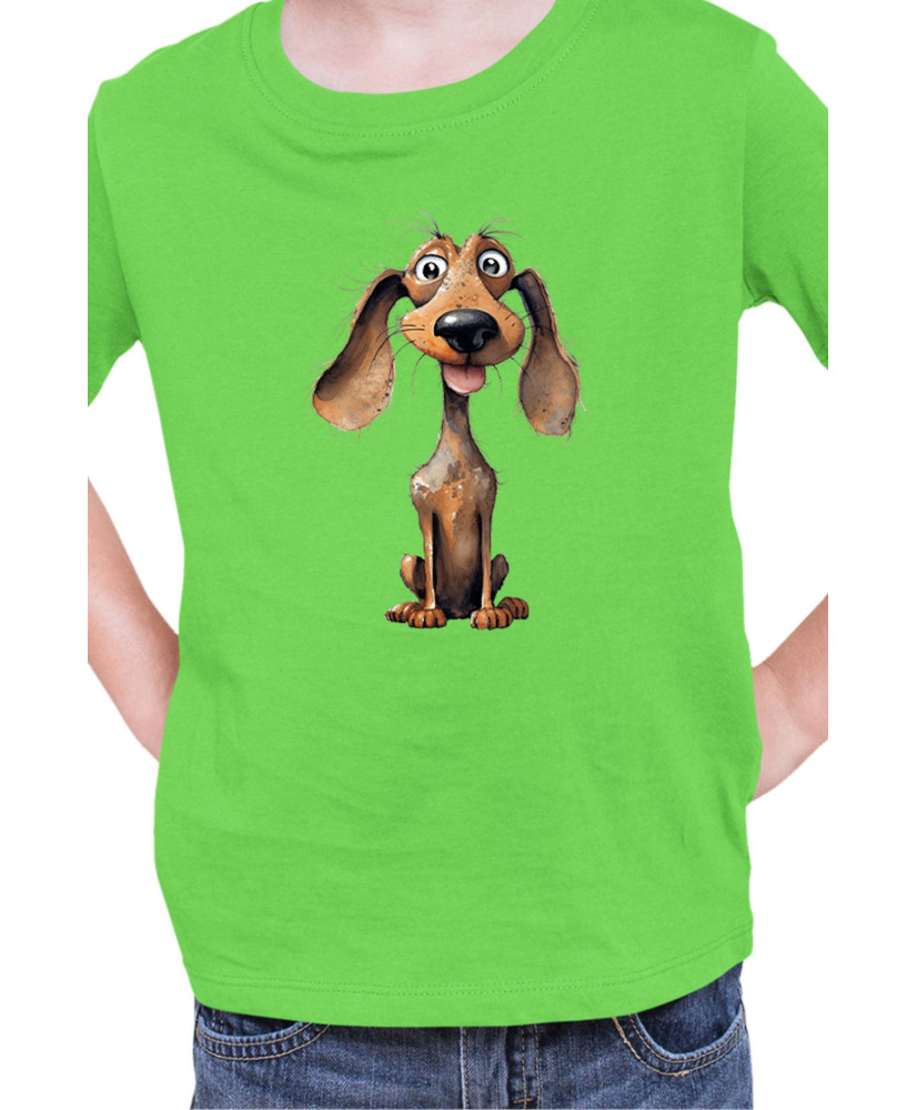 Детска Тениска Funny Dogs Breeds Dachshund 01