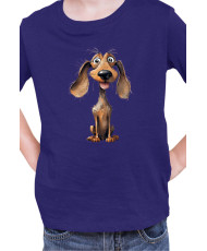 Детска Тениска Funny Dogs Breeds Dachshund 01
