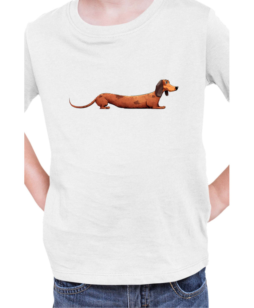 Детска Тениска Funny Dogs Breeds Dachshund 02