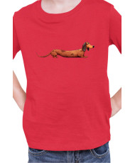 Детска Тениска Funny Dogs Breeds Dachshund 02