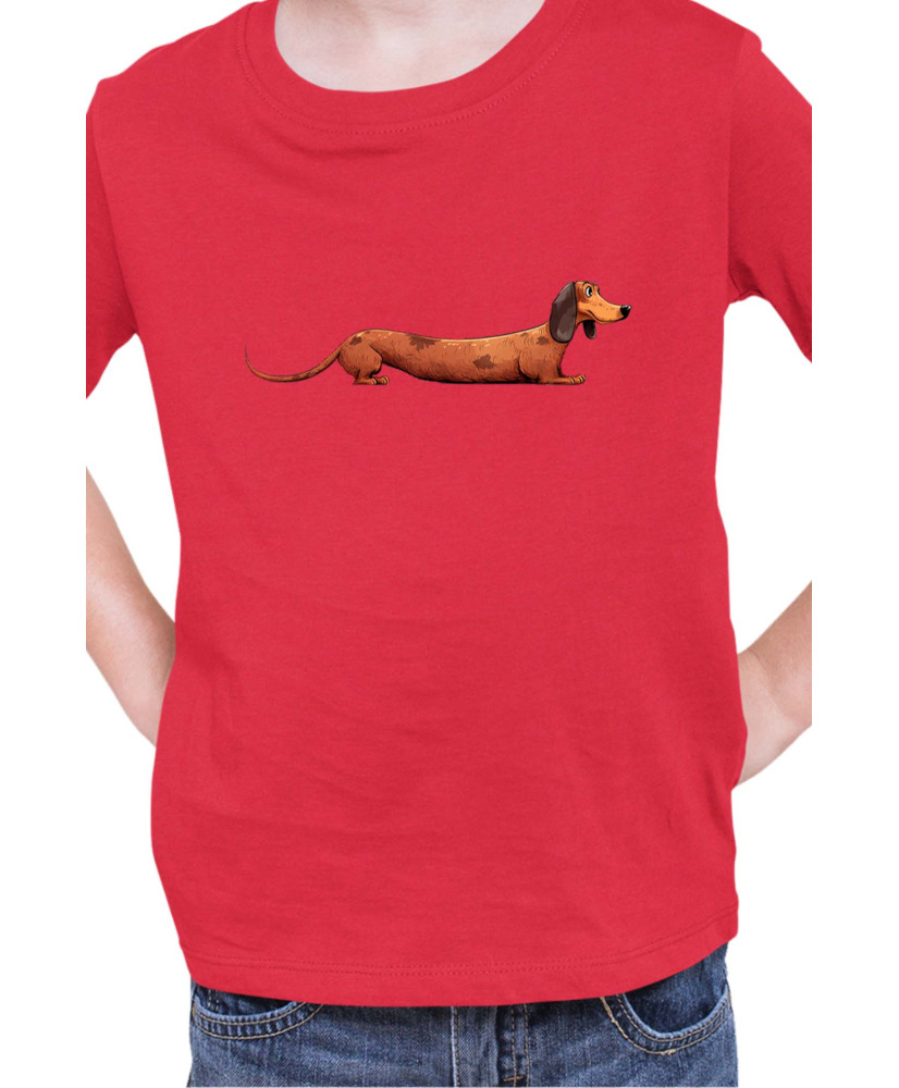 Детска Тениска Funny Dogs Breeds Dachshund 02