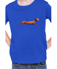 Детска Тениска Funny Dogs Breeds Dachshund 02