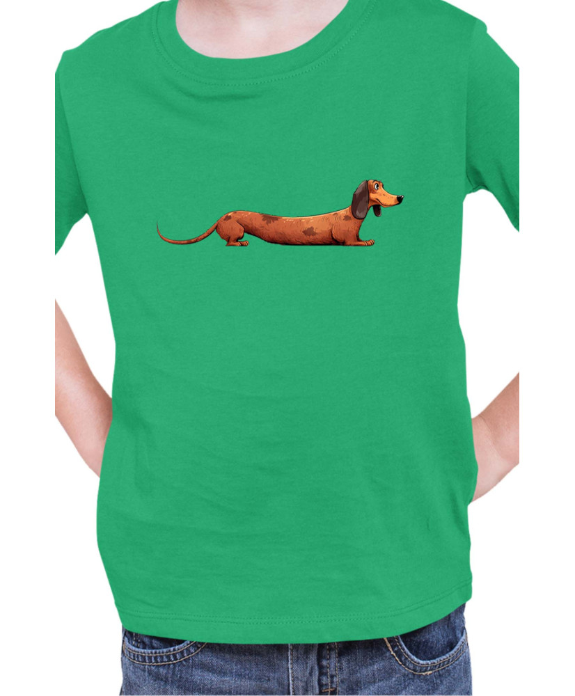 Детска Тениска Funny Dogs Breeds Dachshund 02