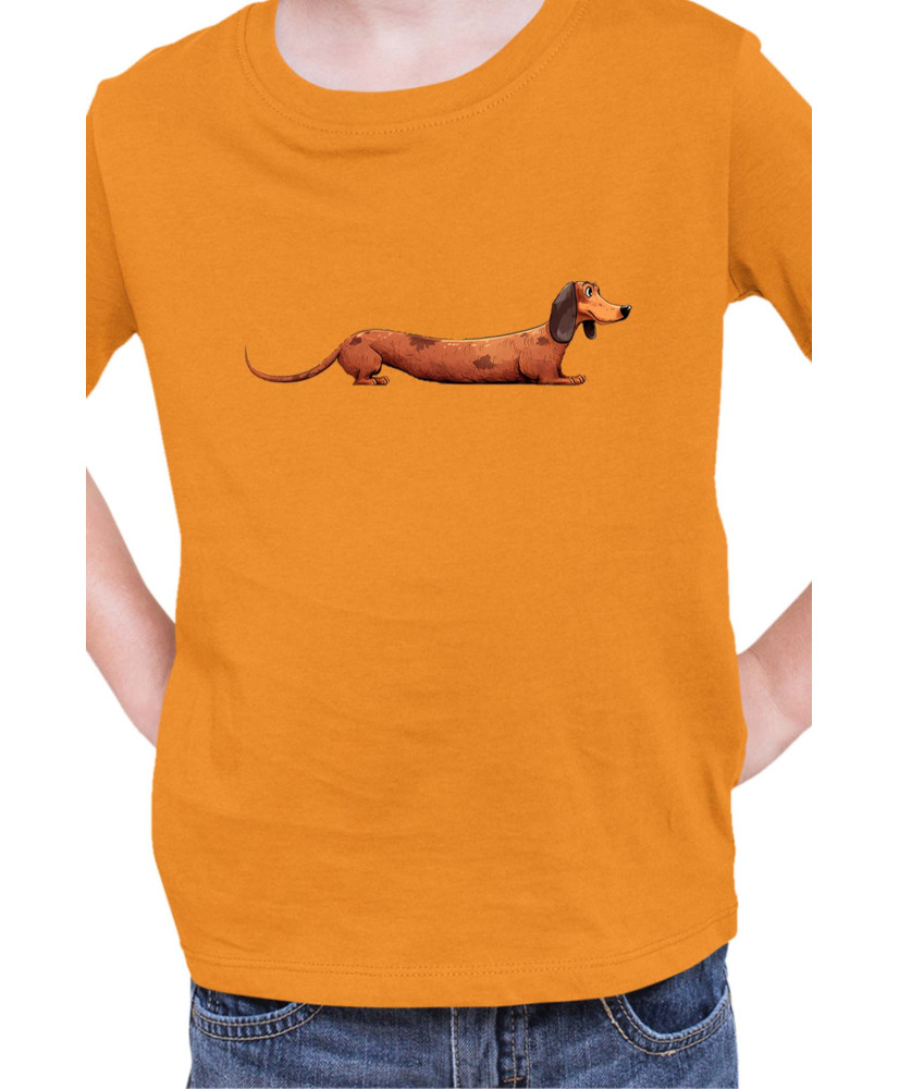 Детска Тениска Funny Dogs Breeds Dachshund 02
