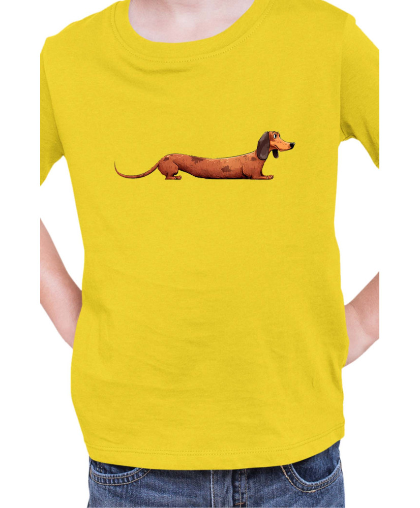 Детска Тениска Funny Dogs Breeds Dachshund 02