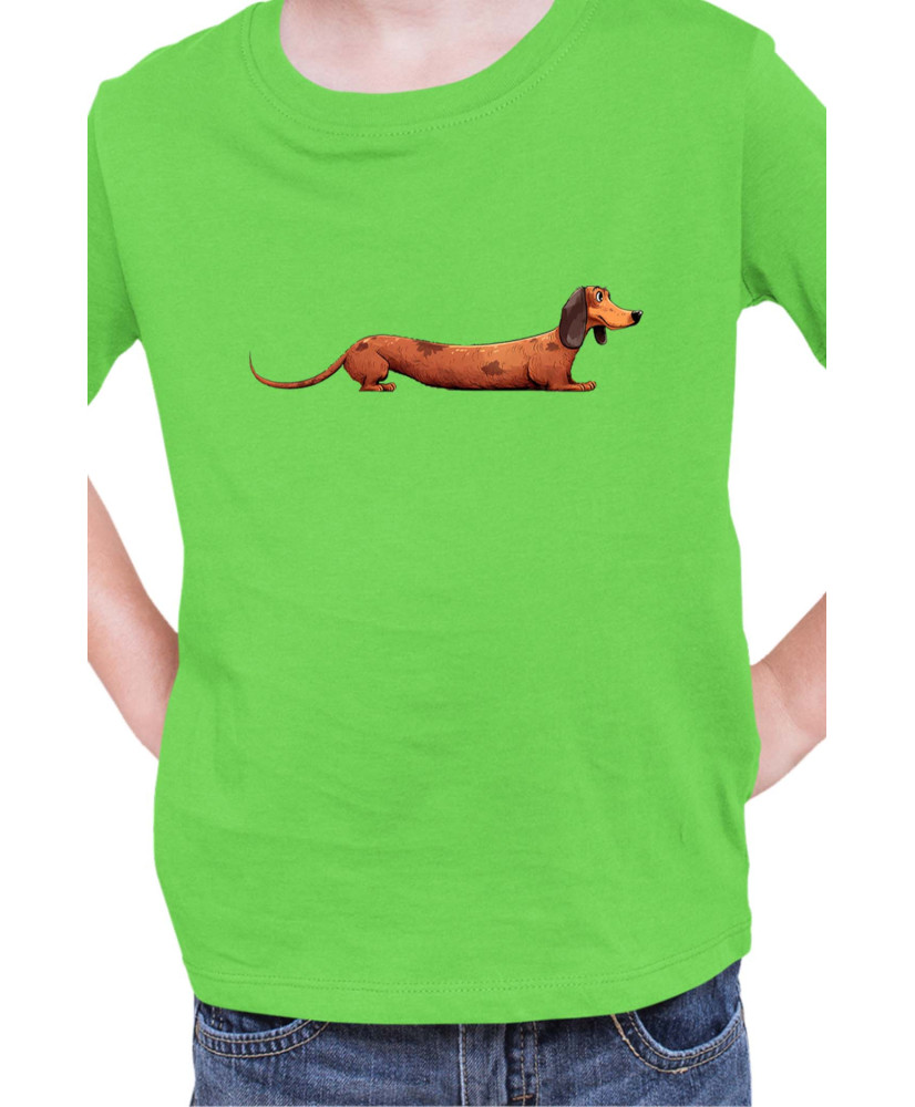Детска Тениска Funny Dogs Breeds Dachshund 02