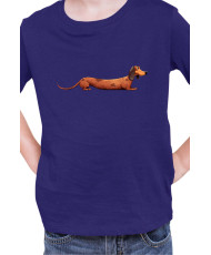 Детска Тениска Funny Dogs Breeds Dachshund 02