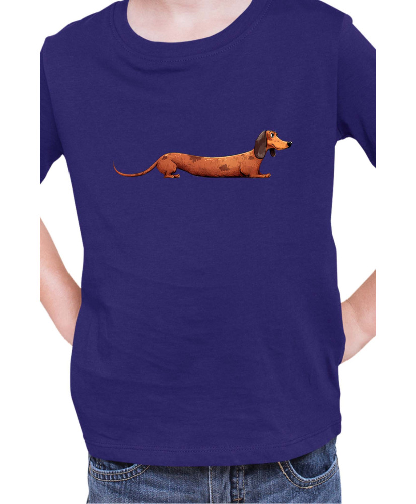 Детска Тениска Funny Dogs Breeds Dachshund 02