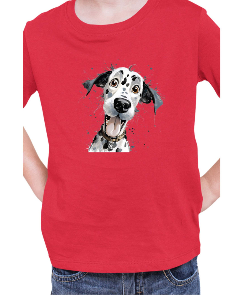 Детска Тениска Funny Dogs Breeds Dalmatian
