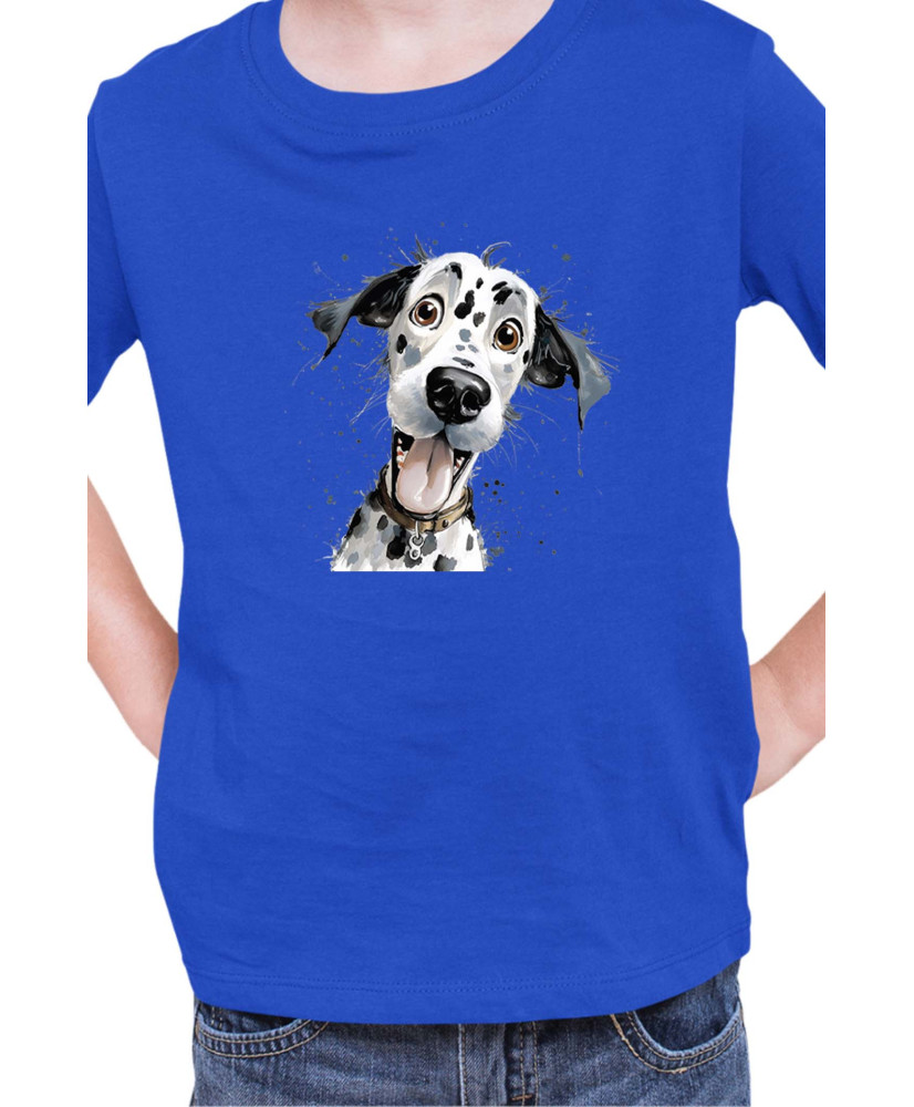 Детска Тениска Funny Dogs Breeds Dalmatian