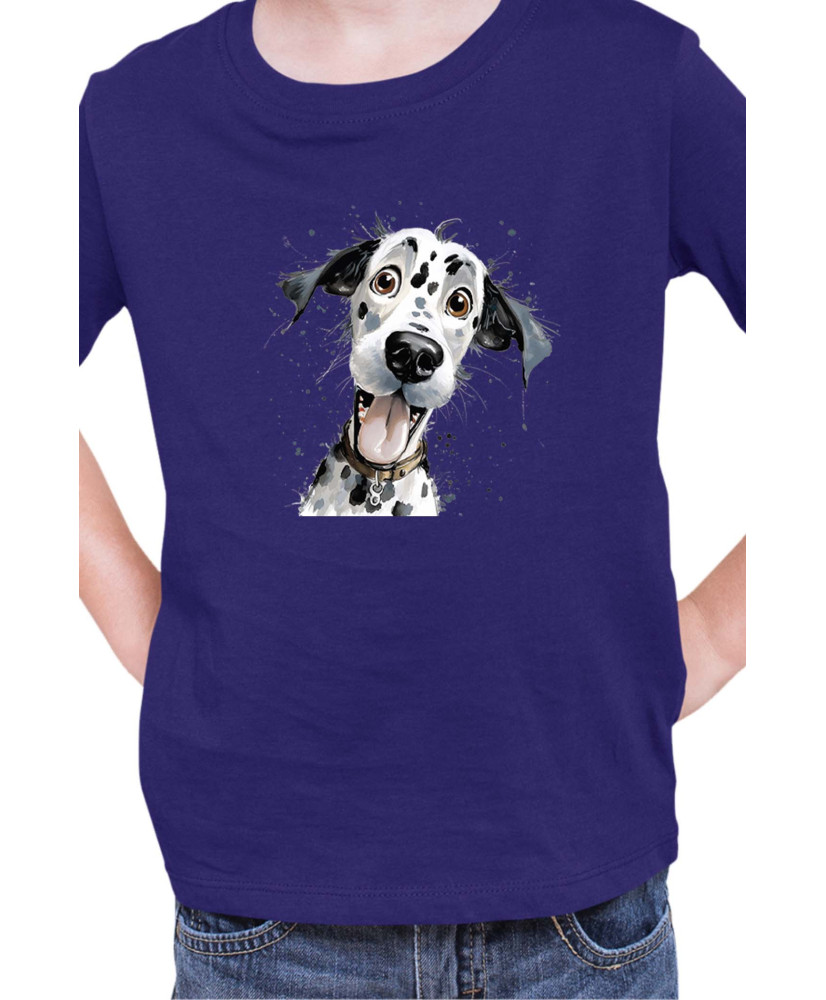 Детска Тениска Funny Dogs Breeds Dalmatian