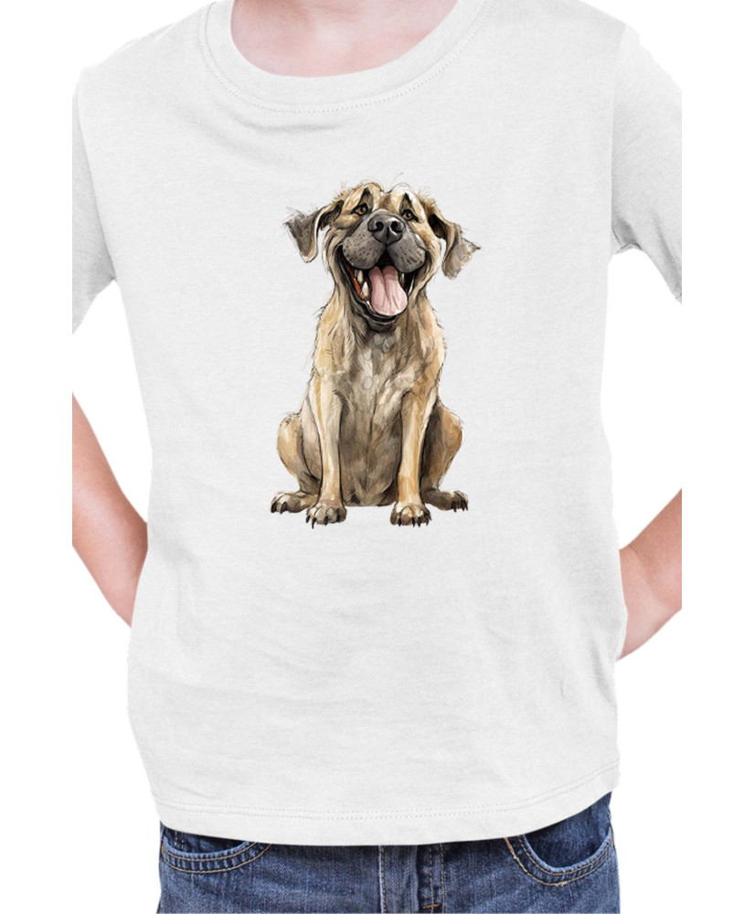 Детска Тениска Funny Dogs Breeds English Mastiff