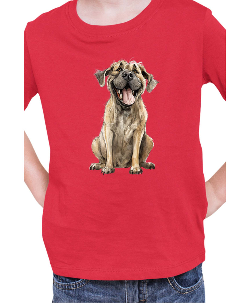 Детска Тениска Funny Dogs Breeds English Mastiff