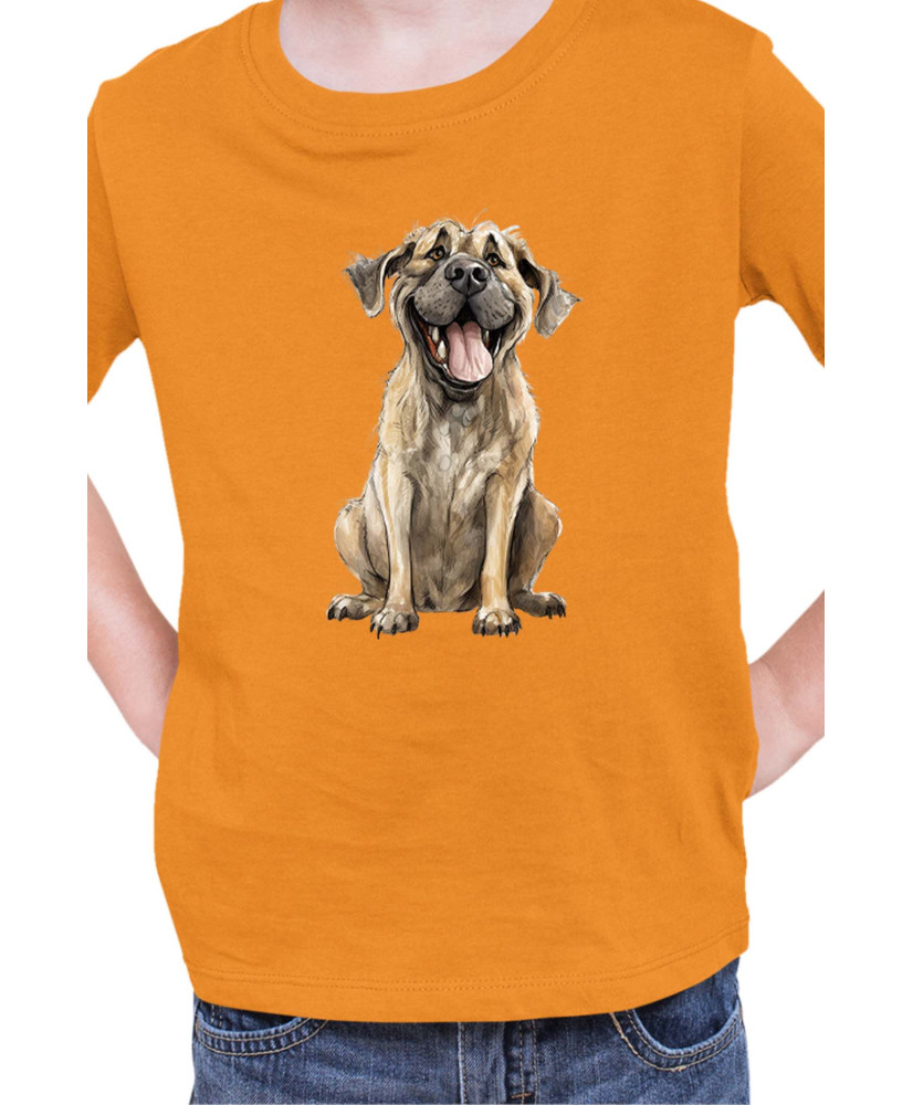 Детска Тениска Funny Dogs Breeds English Mastiff