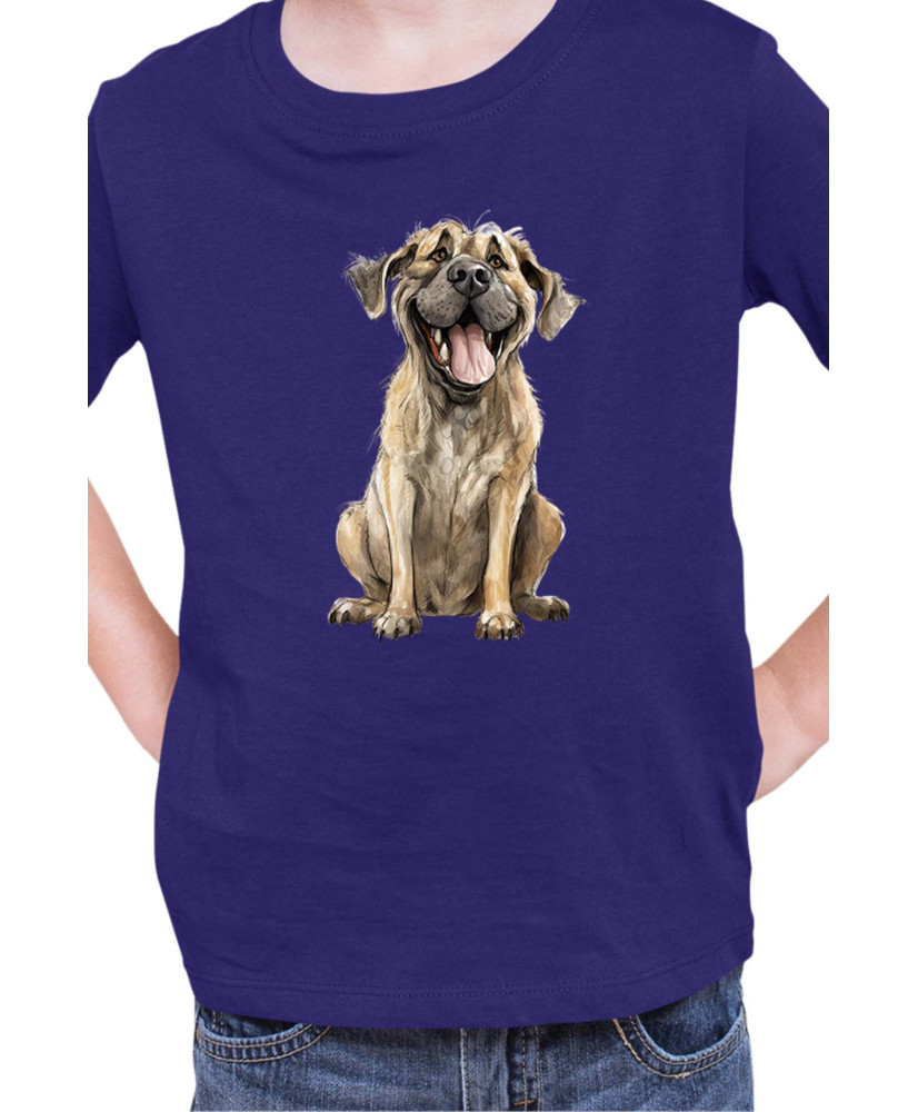 Детска Тениска Funny Dogs Breeds English Mastiff
