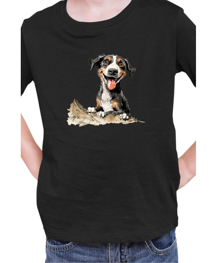Детска Тениска Funny Dogs Breeds Entlebucher Mountain Dog