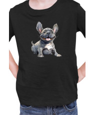 Детска Тениска Funny Dogs Breeds French Bulldog