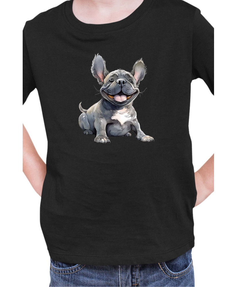 Детска Тениска Funny Dogs Breeds French Bulldog